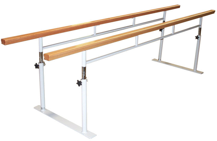 Parallel Walking Rehabilitation Bars Timber 3m (fixed Or Folding 