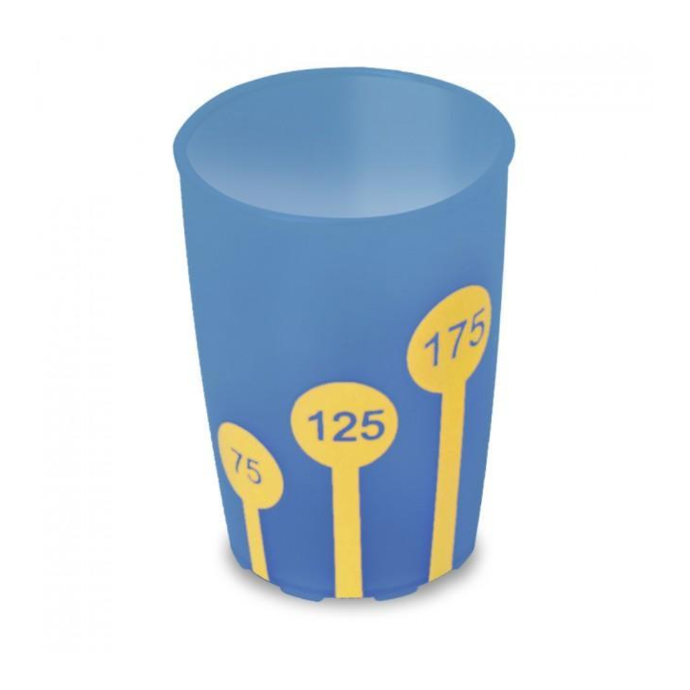 Ornamin Non Slip Cup with Measuring Icon