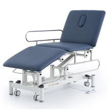 Load image into Gallery viewer, Pacific Medical 3 Section Medical Couch With Side Rails
