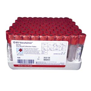 BD Vacutainer Serum Tube 16mmx 100mm Red 10ml (Box of 100) – HMGDirect