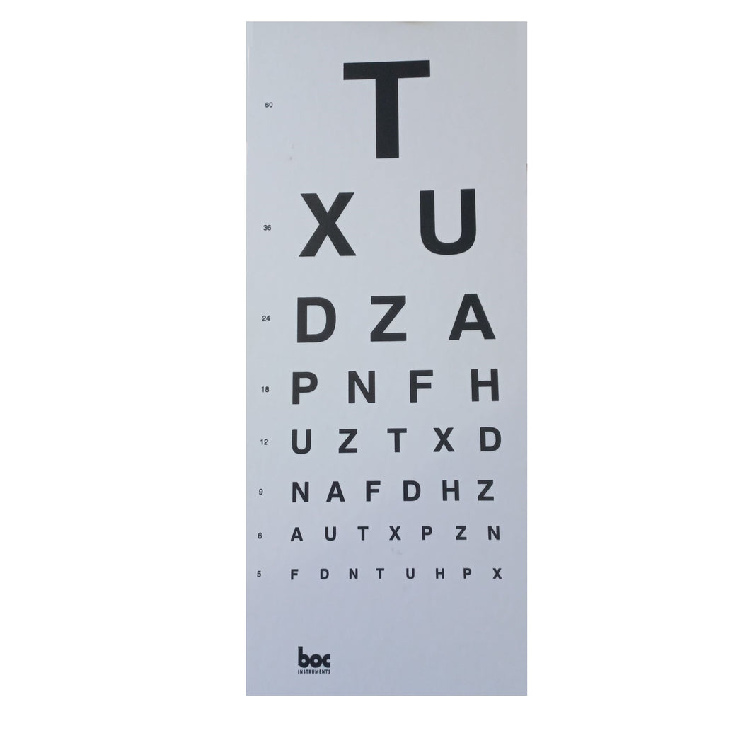 3M TXU Snellen Eye Chart