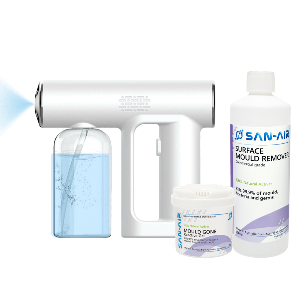 SAN-AIR Mould BUNDLE - Mould Remover Spray  + Mould Gel + Atomizer Gun