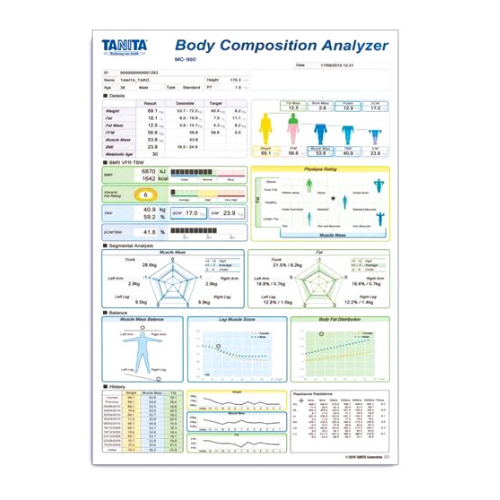 Tanita MC980 Professional Body Composition Scale