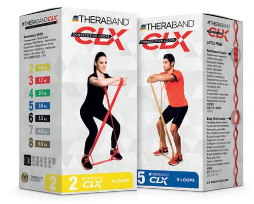 TheraBand CLX9 Consecutive Loop Resistance Bands Latex Free